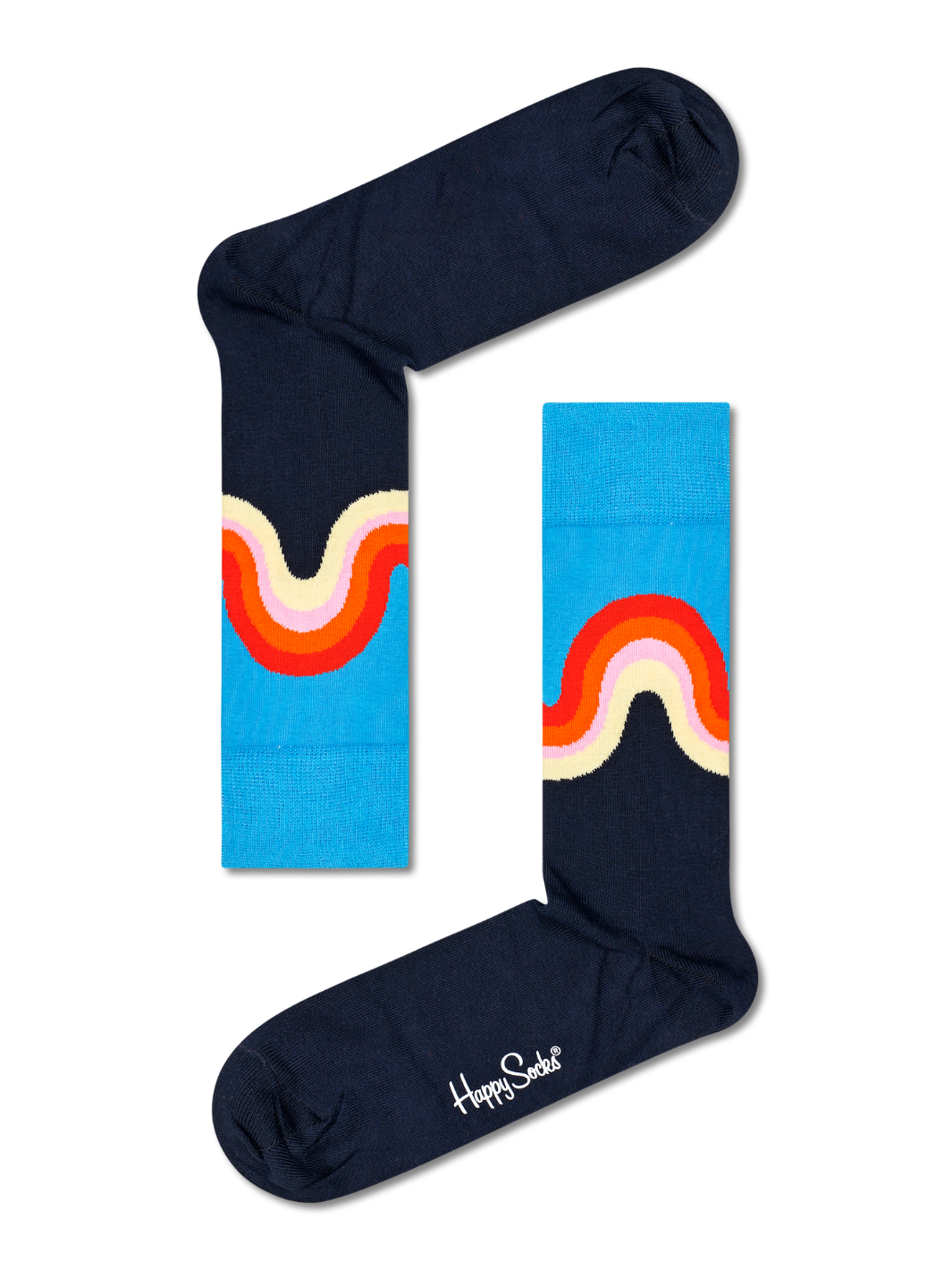 4-Pack Happy Socks Gaveæske I Blå Farver