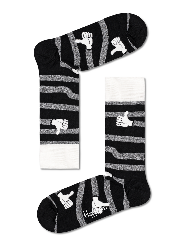 4-Pack Happy Socks  Sort/Hvid Gaveæske Til Hende