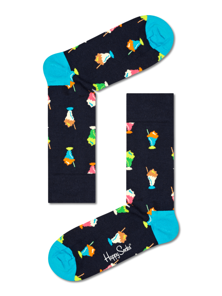 4 - Pack Happy Socks Gaveæske I Blå Farver 36 - 40 Happy Socks