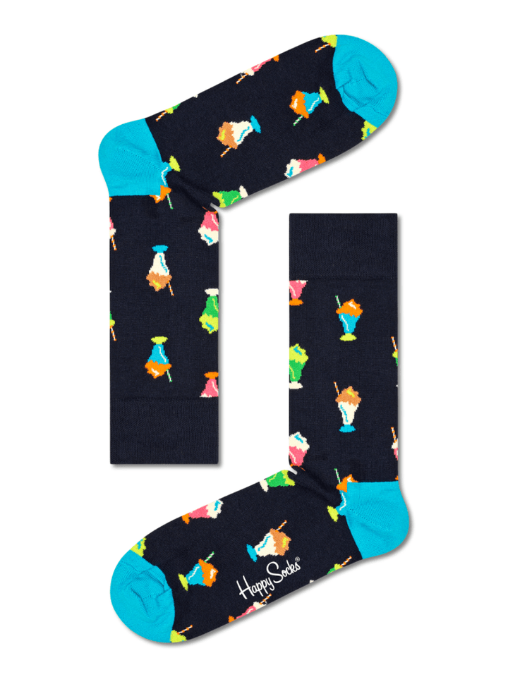 4 - Pack Happy Socks Gaveæske I Blå Farver 36 - 40 Happy Socks