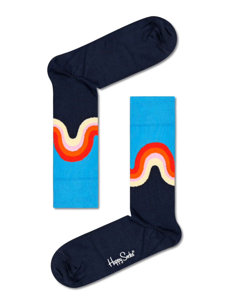 4 - Pack Happy Socks Gaveæske I Blå Farver 36 - 40 Happy Socks