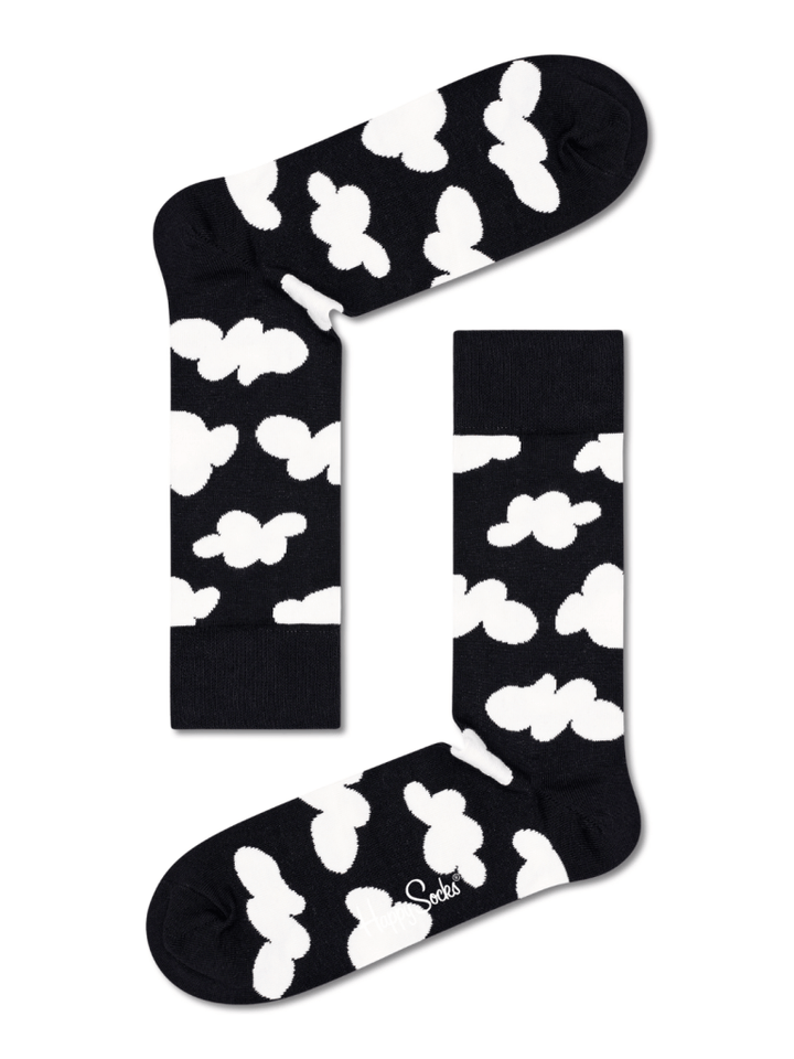 4 - Pack Happy Socks Sort/Hvid Gaveæske Til Hende 36 - 40 Happy Socks