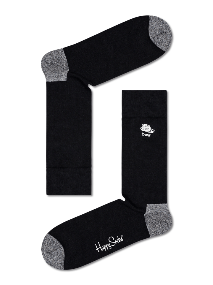 4 - Pack Happy Socks Sort/Hvid Gaveæske Til Hende 36 - 40 Happy Socks