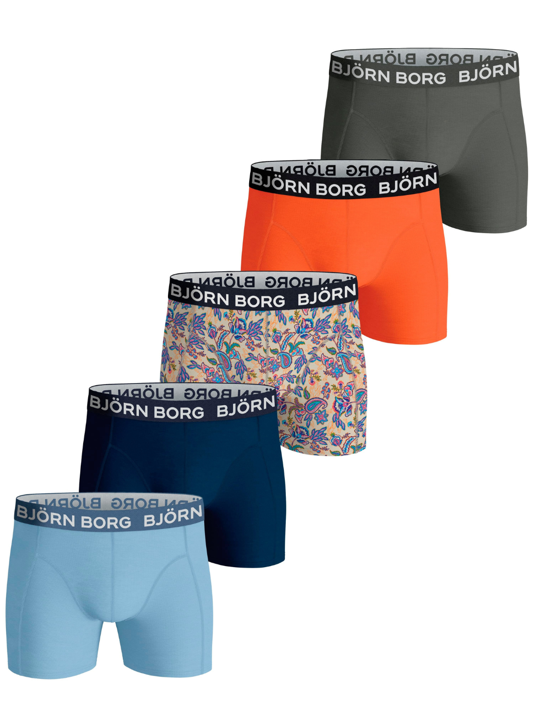 5-Pack Björn Borg Cotton Stretch Boxer Shorts