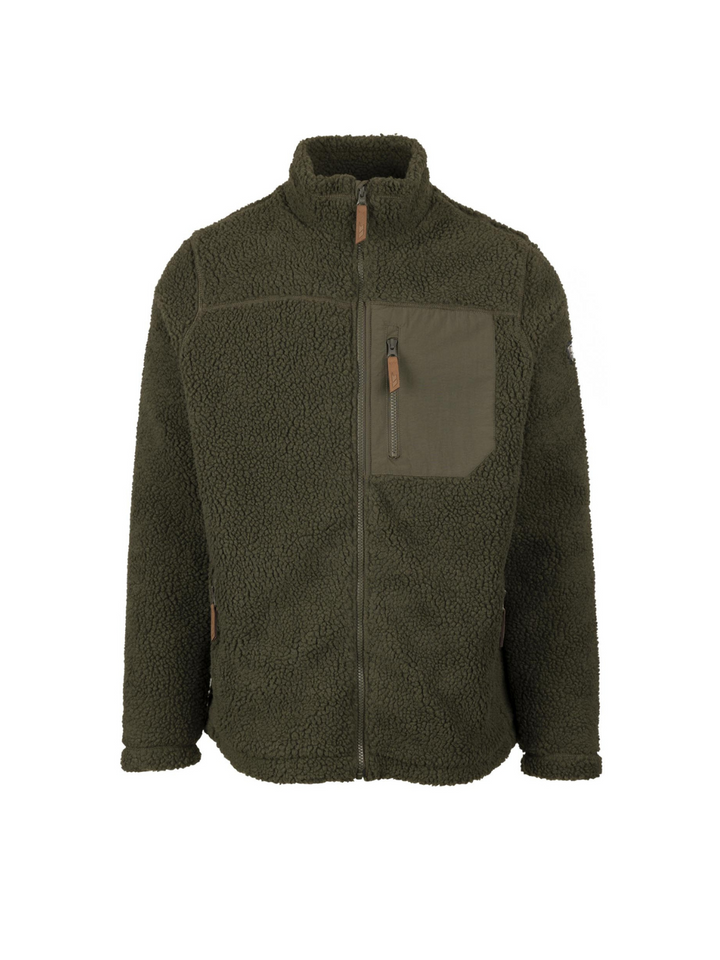 Armygrøn Gennemlynet Trespass Herre Sherpa Fleece