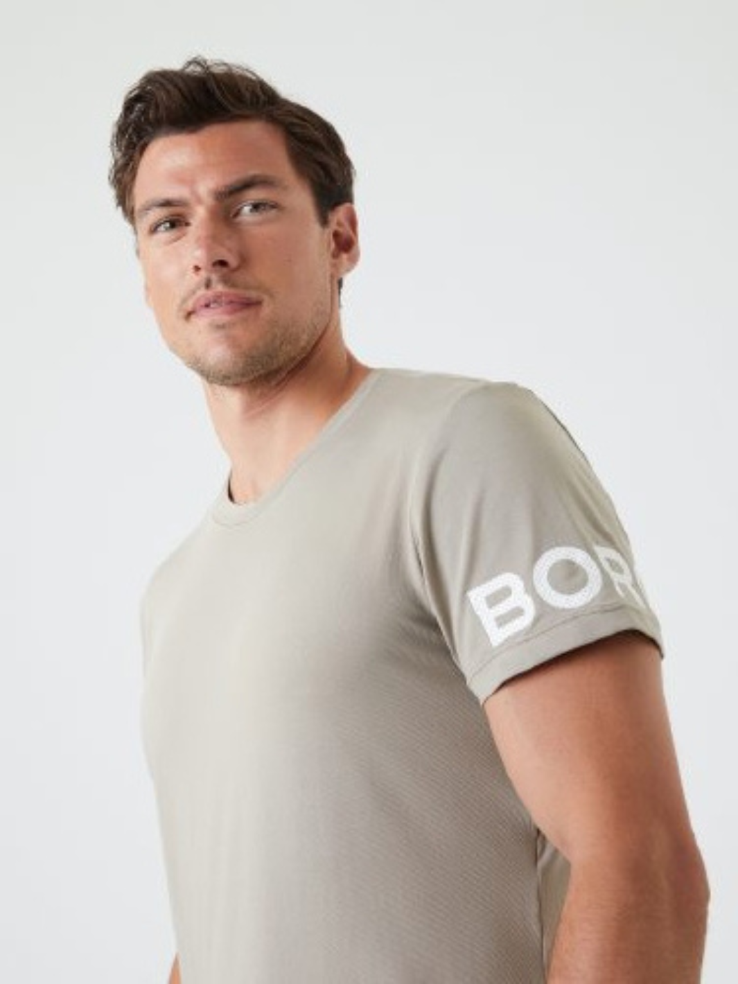 Beige Björn Borg Performance T-Shirt