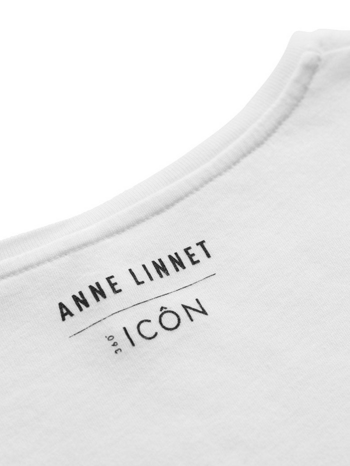 Hvid Icôn Dame Anne Linnet ”Hvid Magi” T-Shirt