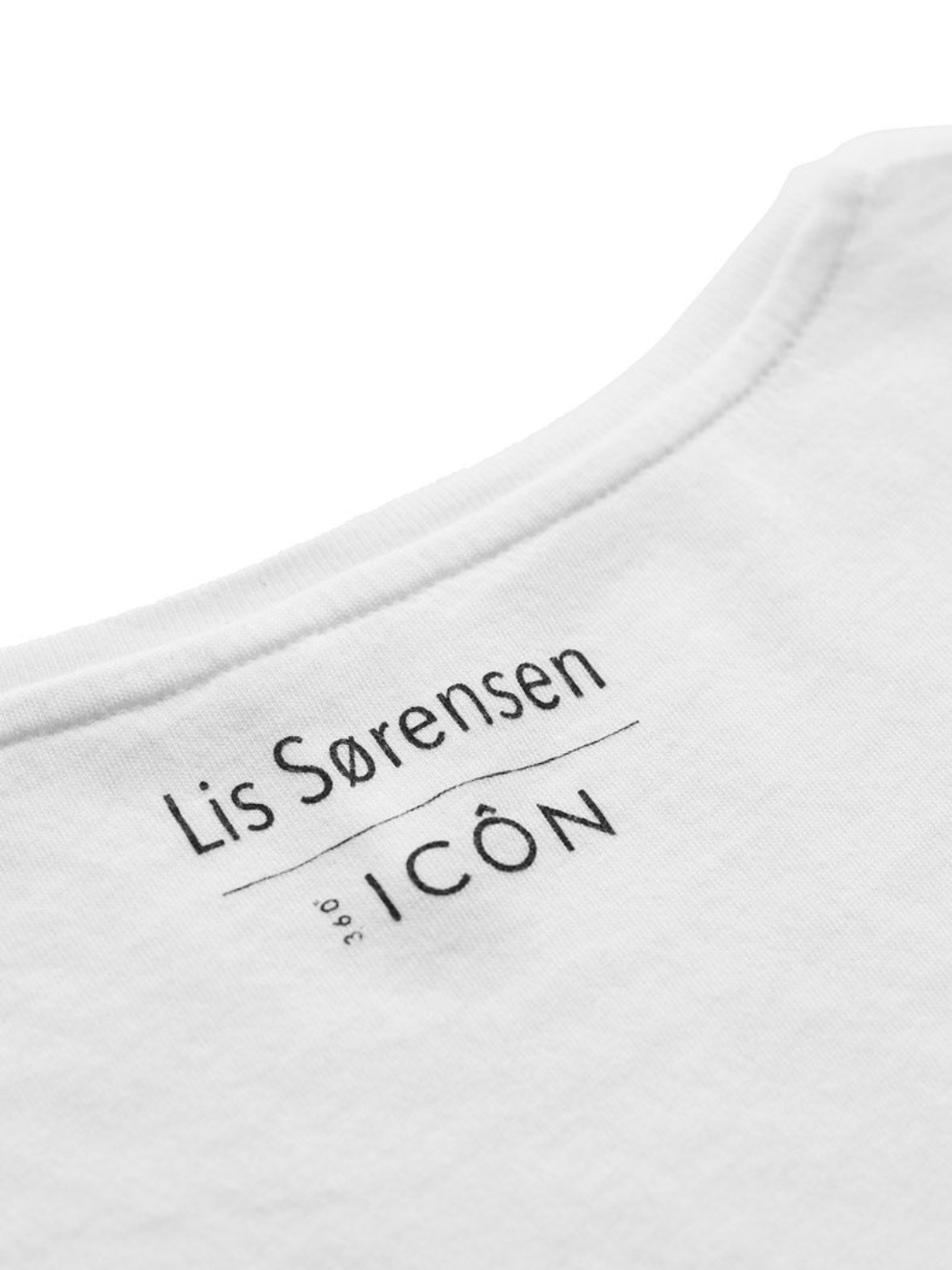 Hvid Icôn Lis Sørensen ”Lis Sørensen” Dame T-Shirt