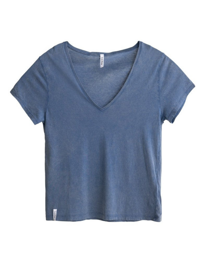 Icôn Dame Basic Oversize V-neck T-shirt