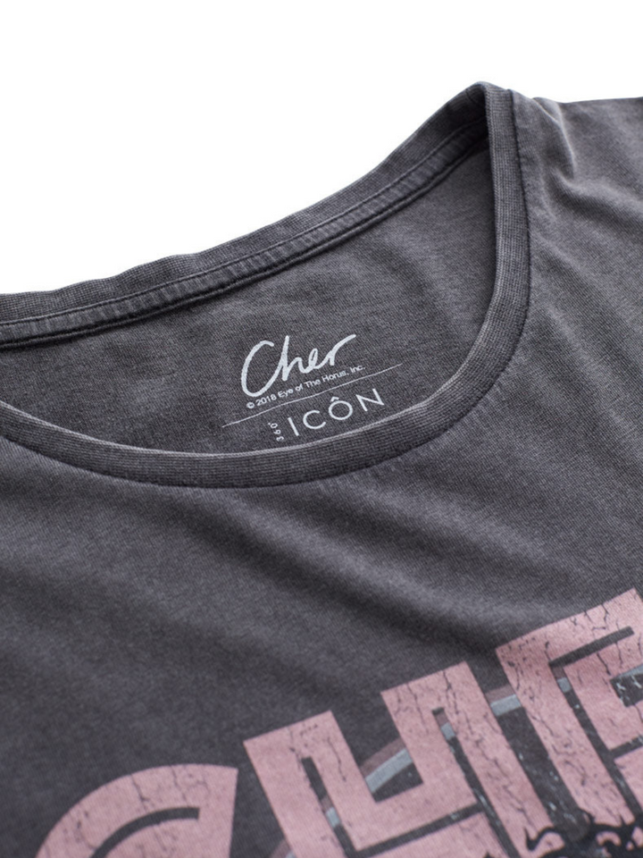 Koksgrå Icôn Dame Cher Diamond T-Shirt