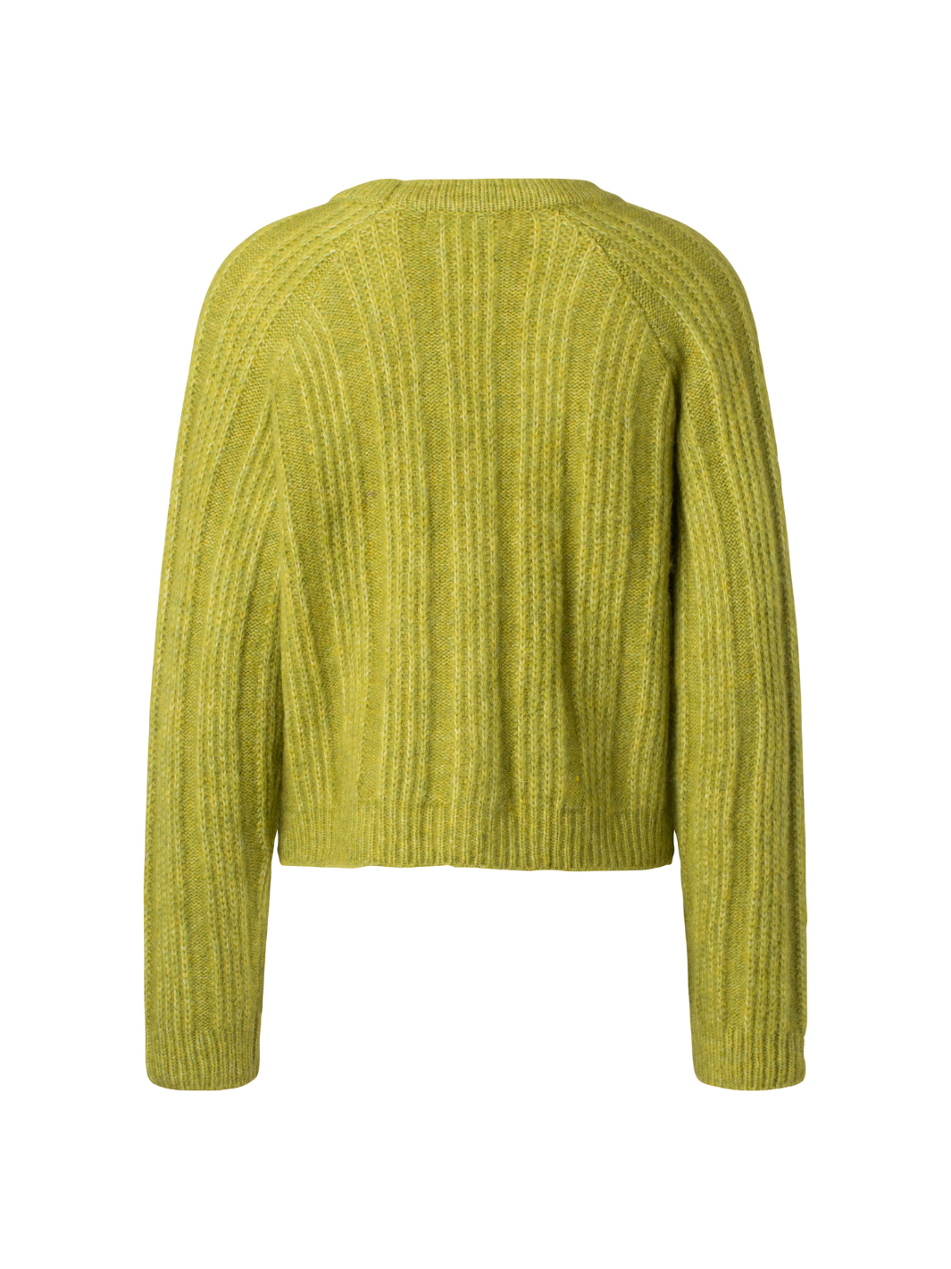 Limefarvet Vanora Custommade Strik Cardigan