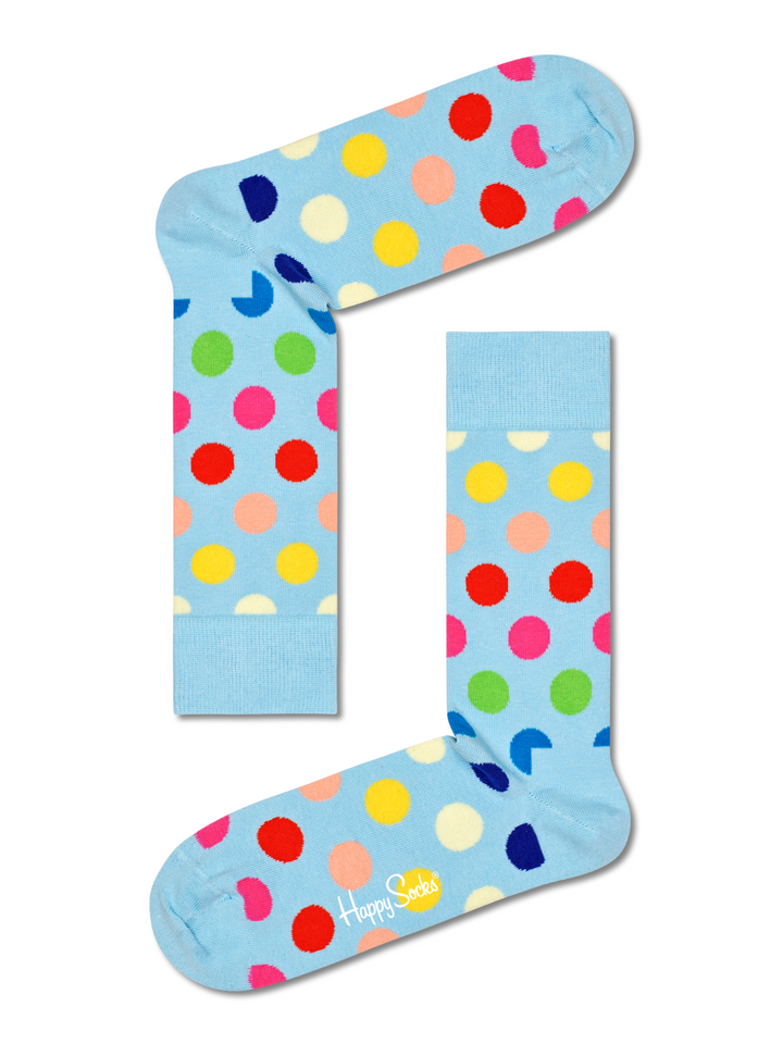 Lysblå Happy Socks Med Prikker Til Hende