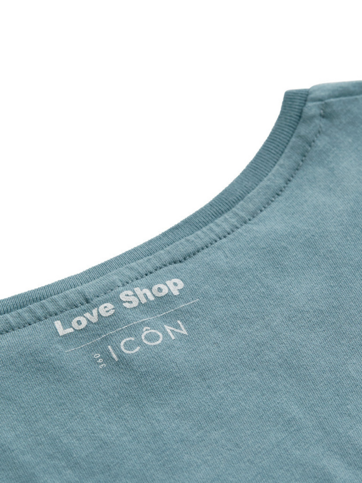 Lyseblå Icôn Love Shop “Frelsens Hær” Dame T-Shirt