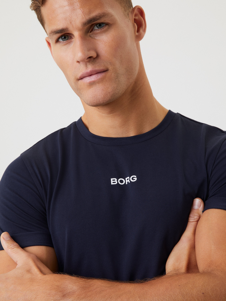 Mørkeblå Björn Borg  Performance T-Shirt