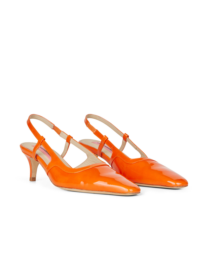 Orange Blank Custommade Anita Slingback Stilet