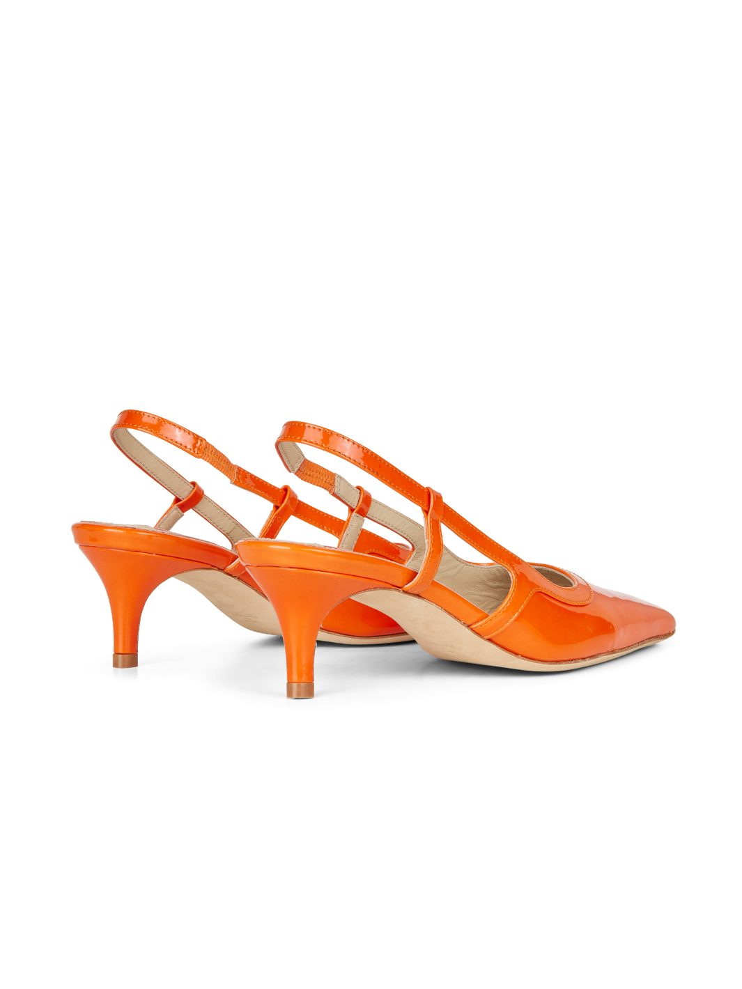 Orange Blank Custommade Anita Slingback Stilet