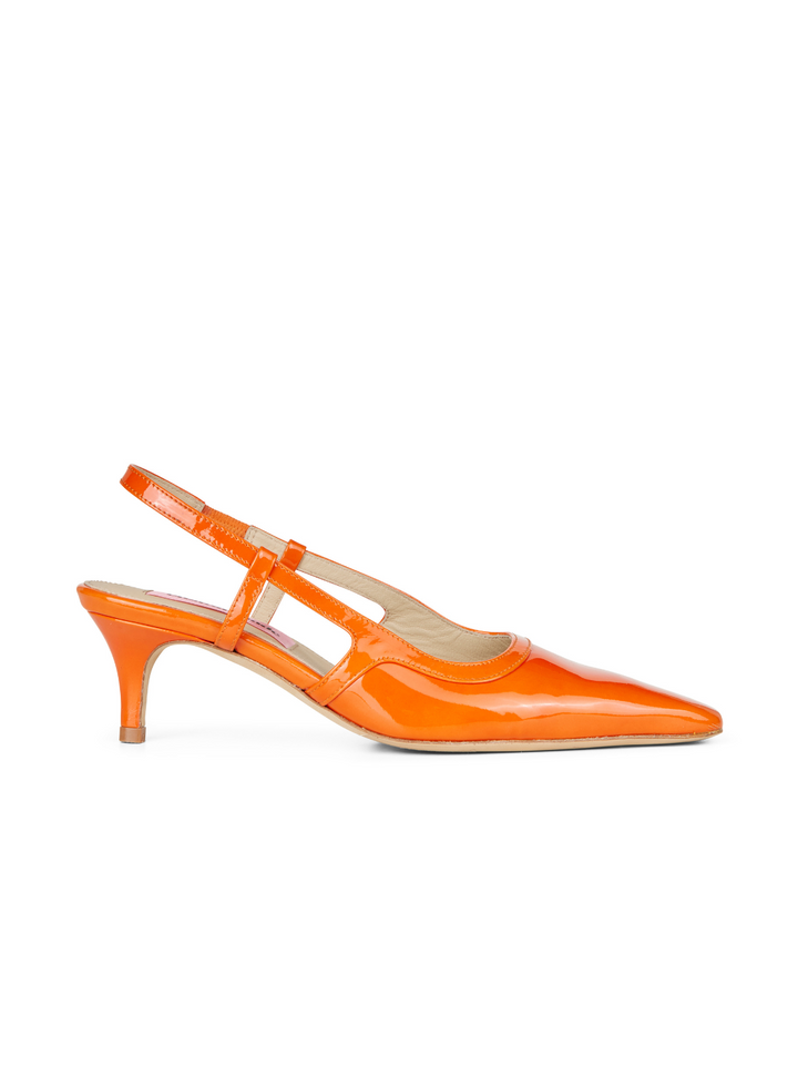 Orange Blank Custommade Anita Slingback Stilet