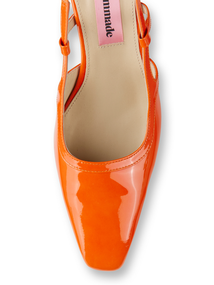 Orange Blank Custommade Anita Slingback Stilet