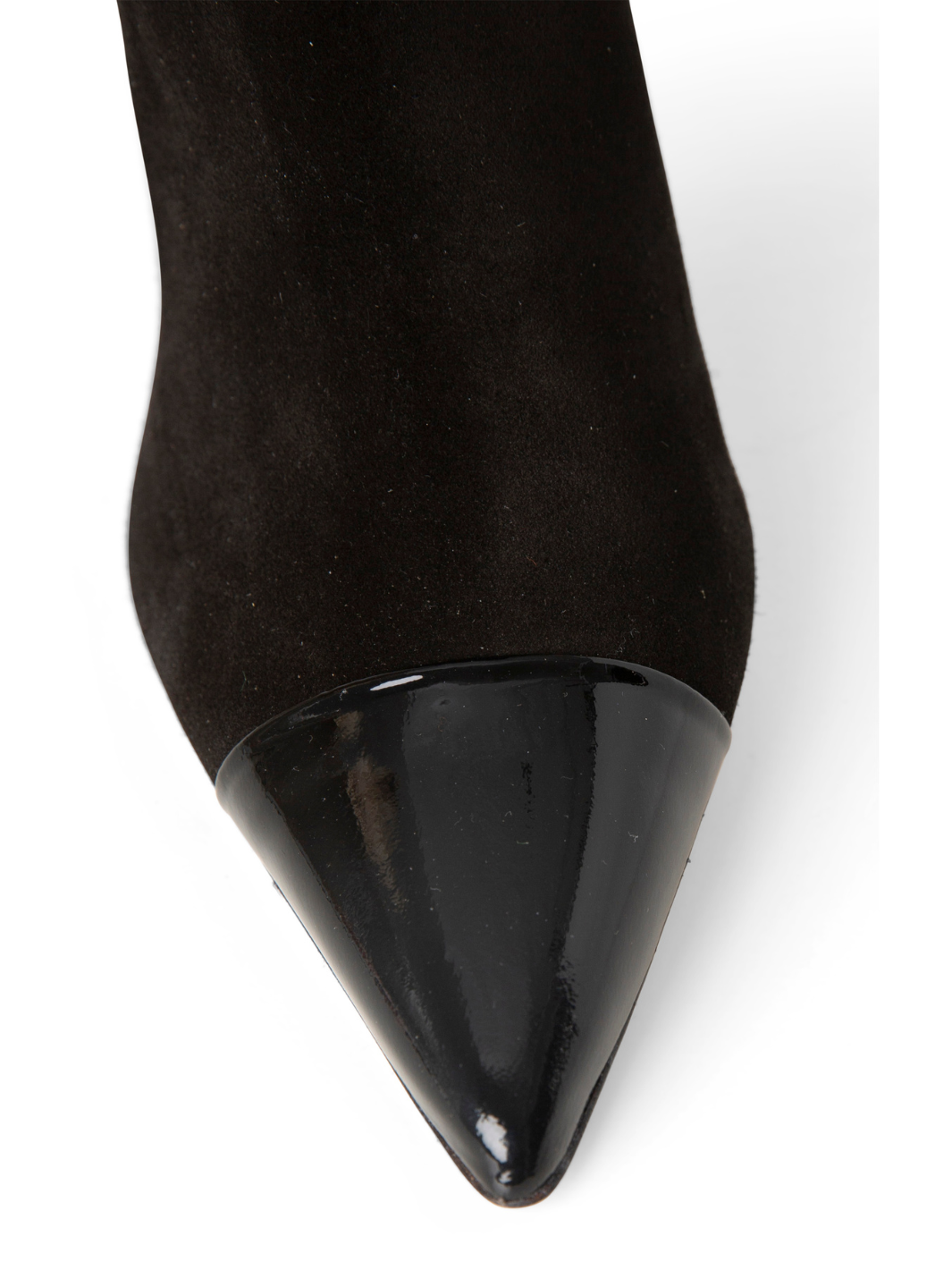 Sort Custommade ankelstøvle med bindedetaljer