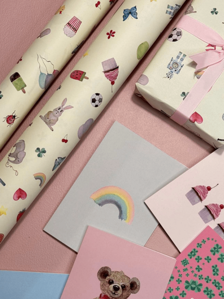 All By Voss Gavepapir, 5 m, Play All By Voss