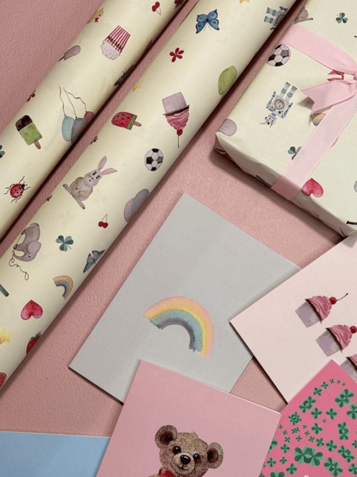 All By Voss Gavepapir, 5 m, Play All By Voss