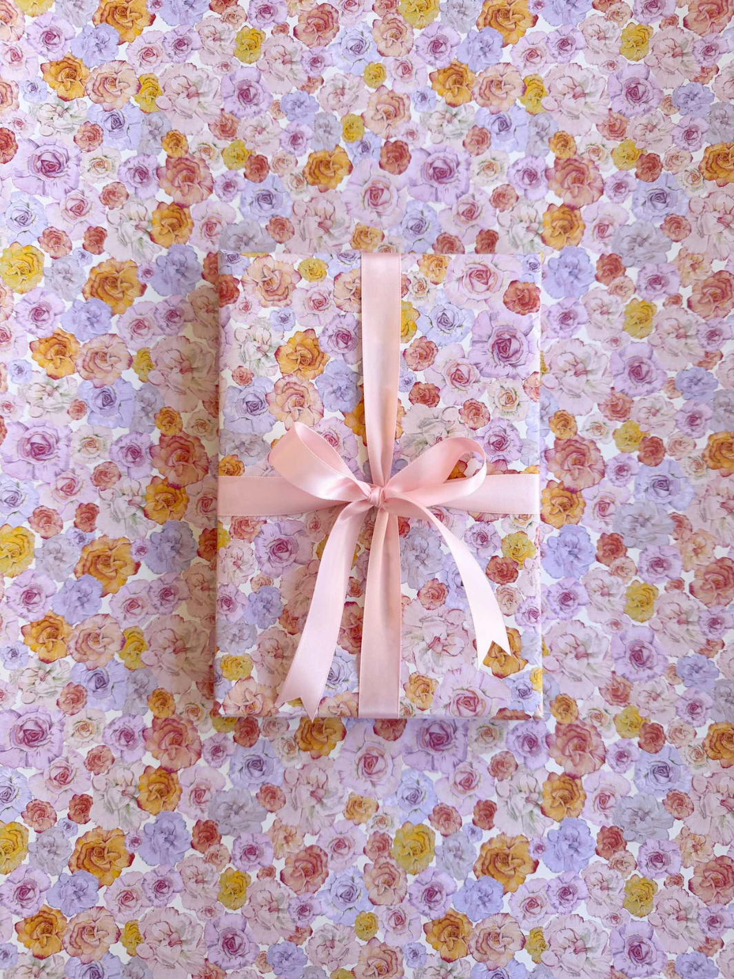 All By Voss Gavepapir, 5 m, Rose Field All By Voss