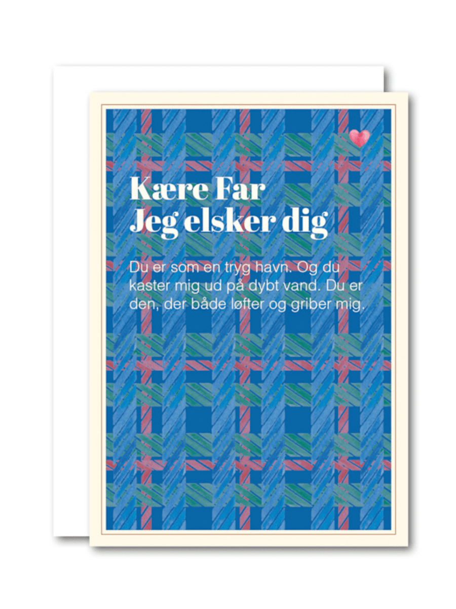 All By Voss Kære Far - Jeg elsker Dig - A7 Kort All By Voss