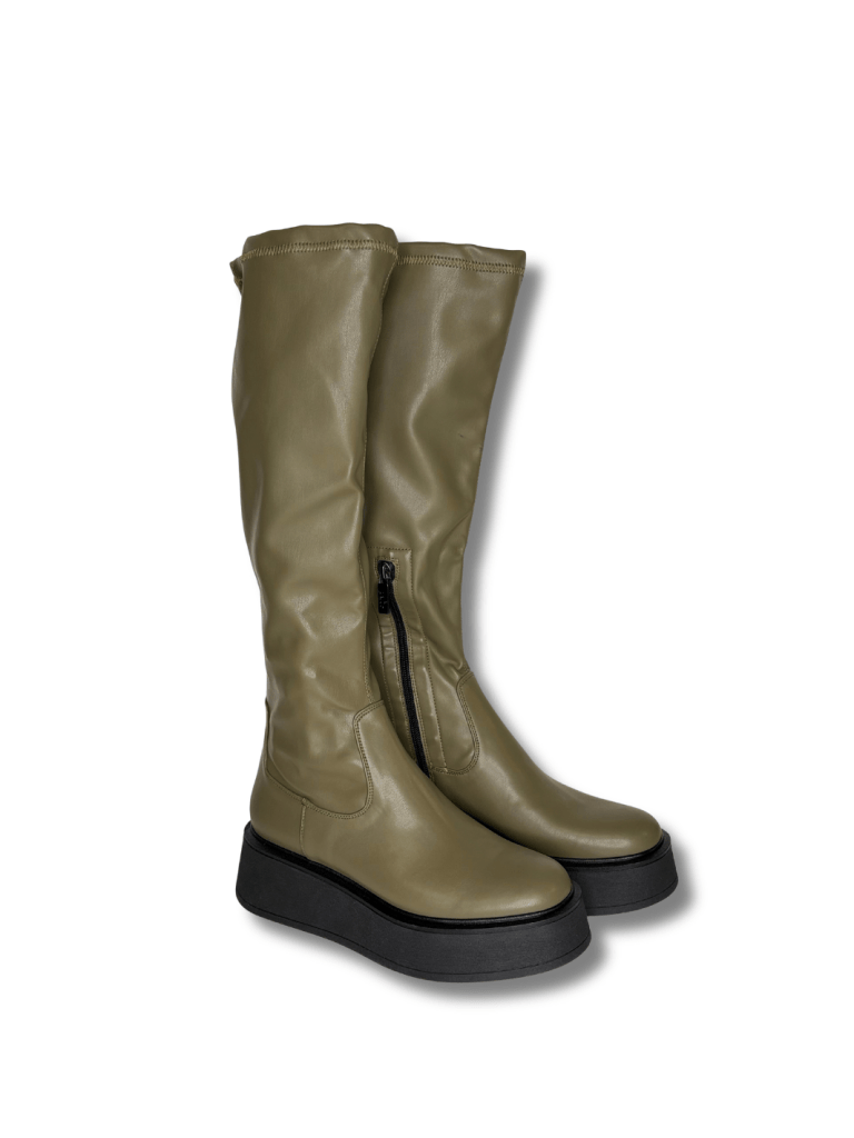 Apair Armygrøn Kansas Støvle 35 Apair