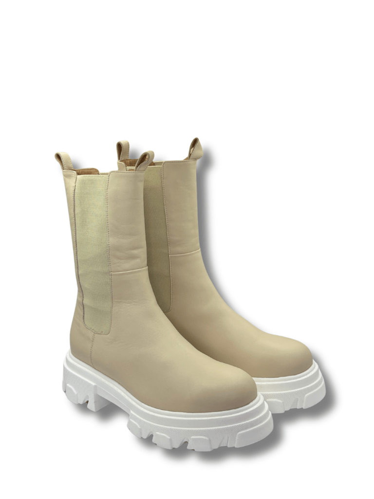Apair Beige Chelsea Støvle 36 Apair