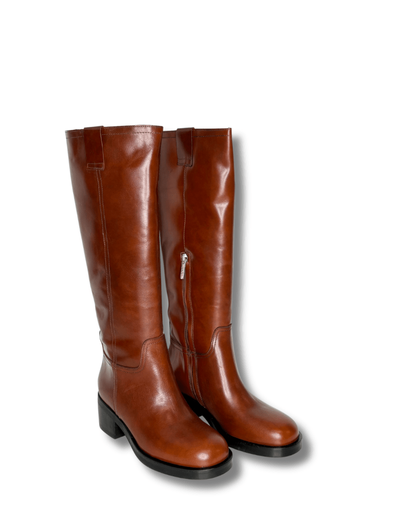 Apair Brun Elsa Skindstøvle 35 Apair