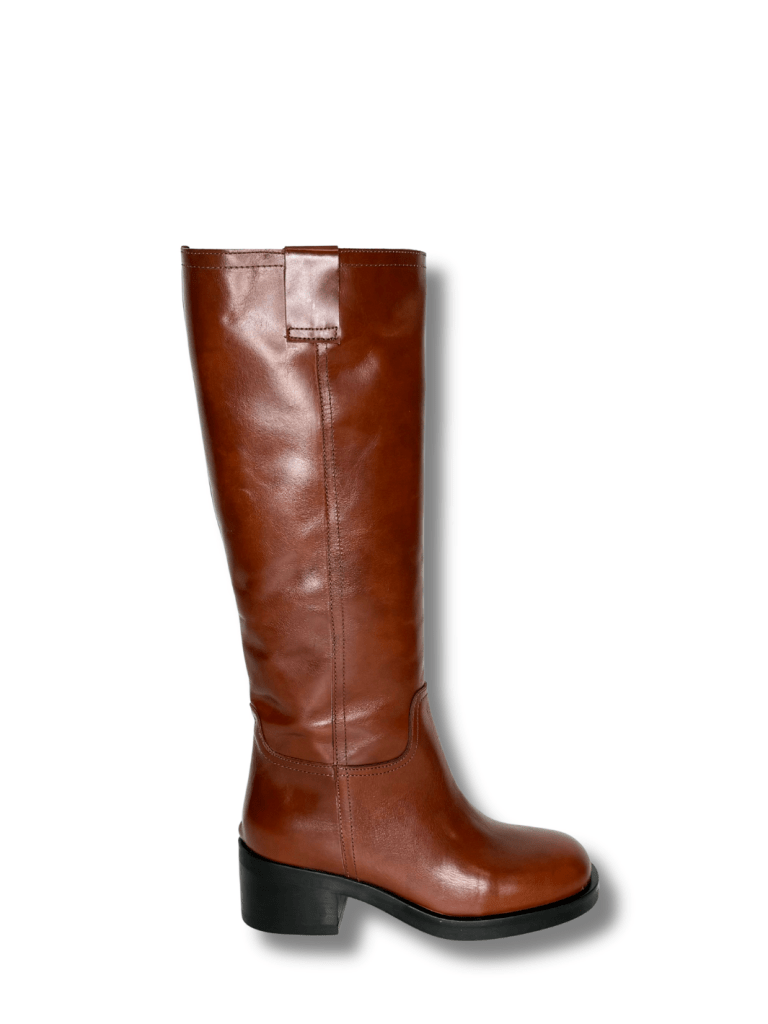 Apair Brun Elsa Skindstøvle 35 Apair