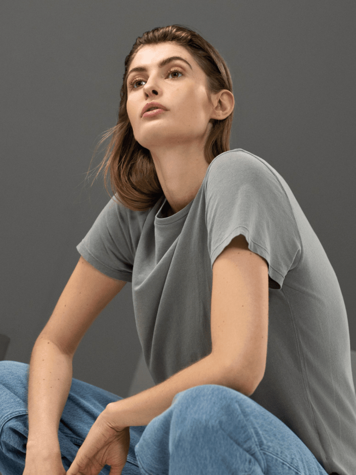 Basic Icôn Dame T-shirt Med Rund Hals XS 360° ICÔN