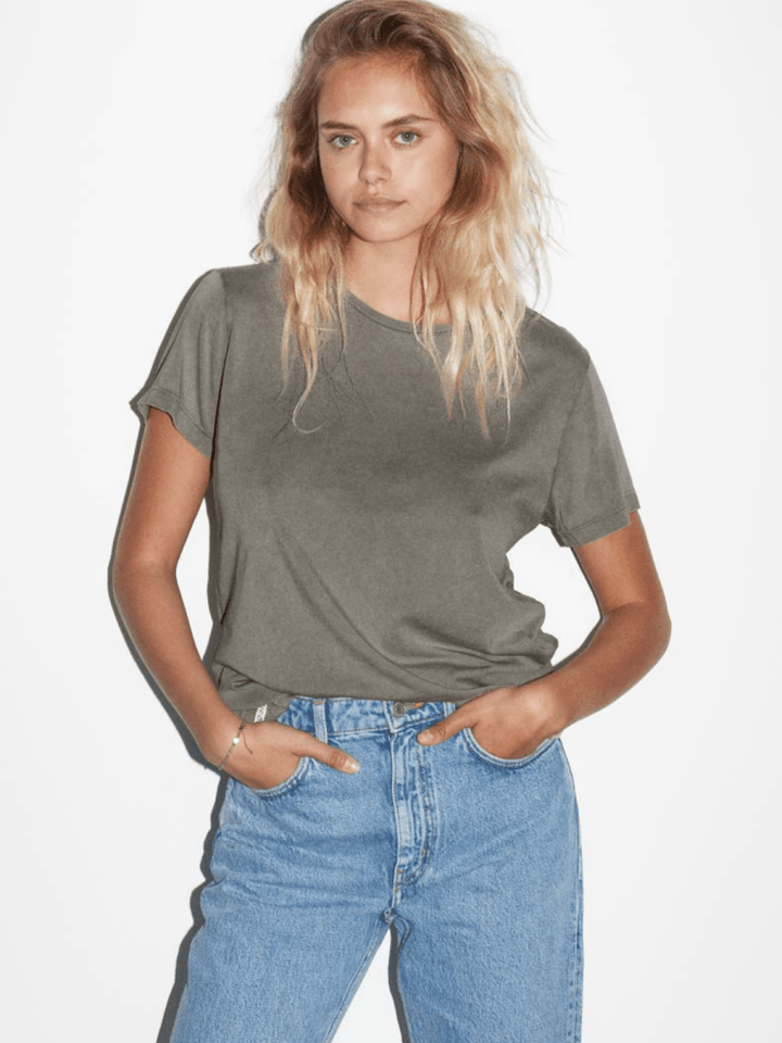 Basic Icôn Dame T-shirt Med Rund Hals XS 360° ICÔN