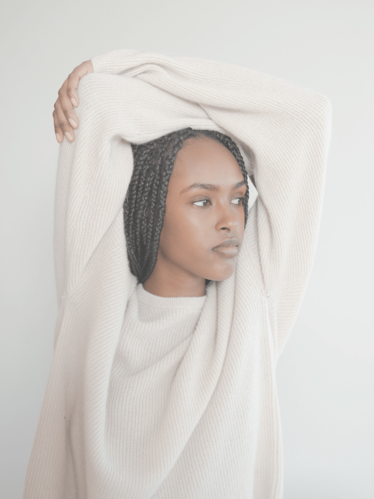 Beige Luna Månestråle Cashmere Strik 0/XS Månestråle