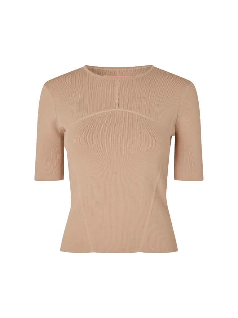 Beige Tina Custommade Slim Fit T-Shirt 34/XS Custommade