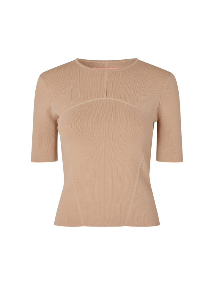 Beige Tina Custommade Slim Fit T-Shirt 34/XS Custommade