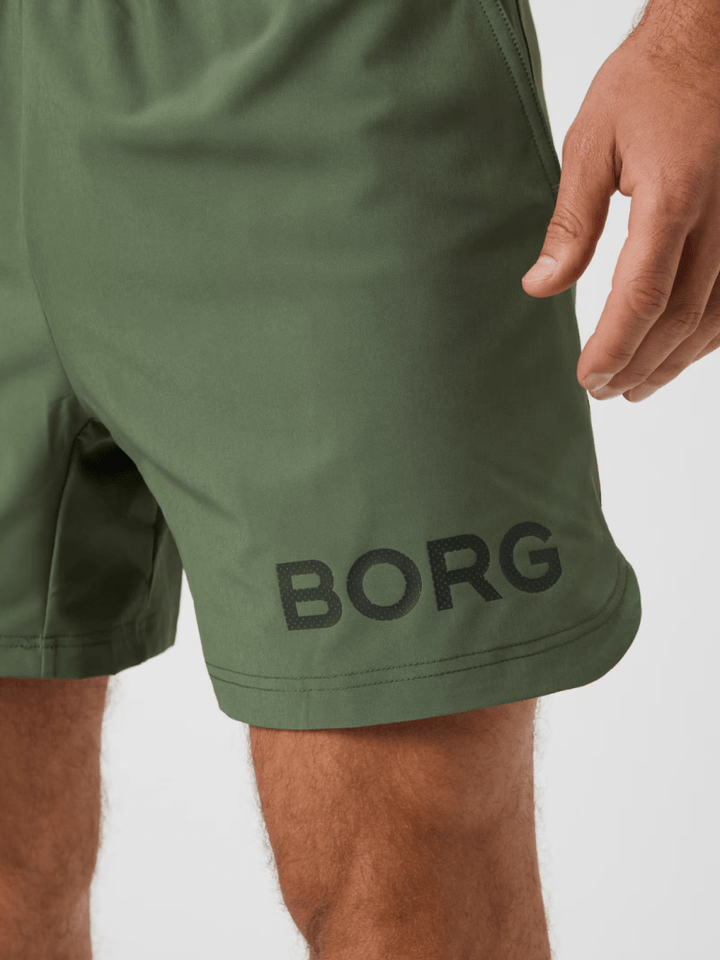 Björn Borg Armygrønne Korte Shorts S Björn Borg