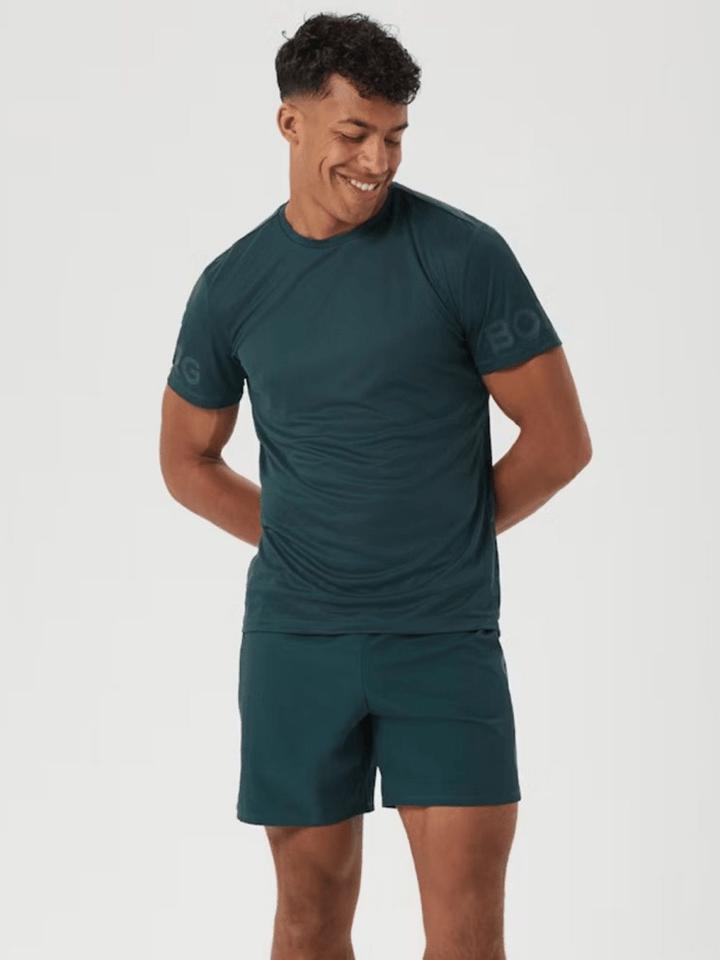 Björn Borg Flaskegrøn Performance Pocket Shorts XL Björn Borg