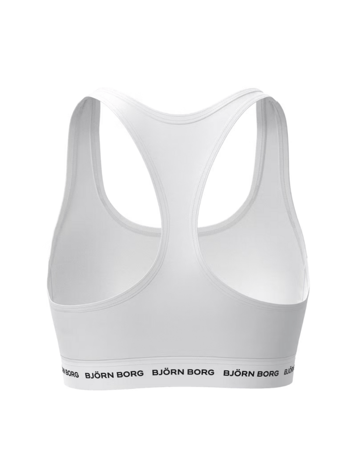 Björn Borg Hvid Blød Sports BH XS Björn Borg