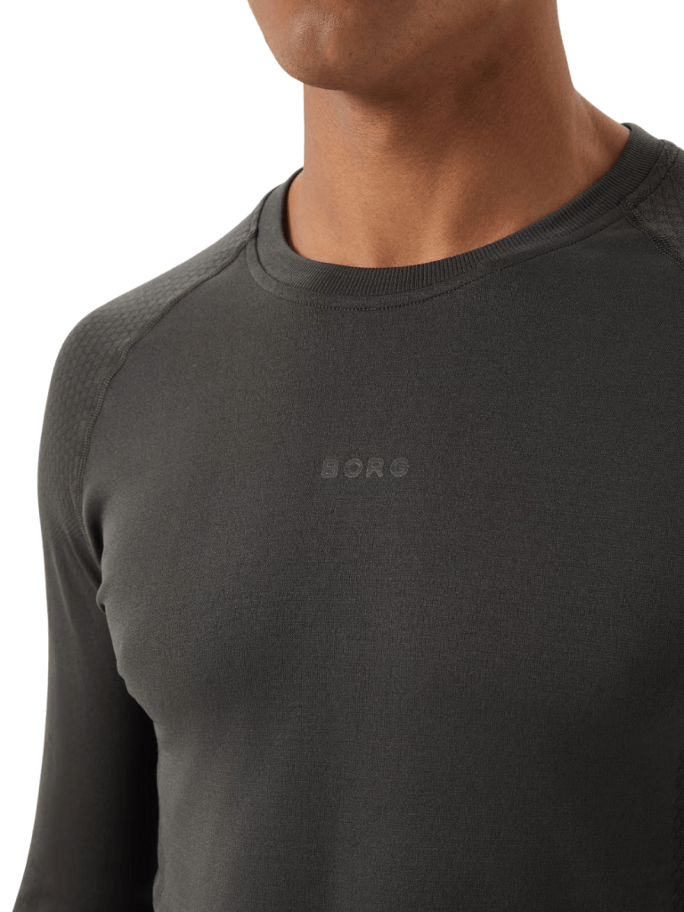 Björn Borg Mørkegrøn Running Seamless Langærmet T-Shirt M Björn Borg