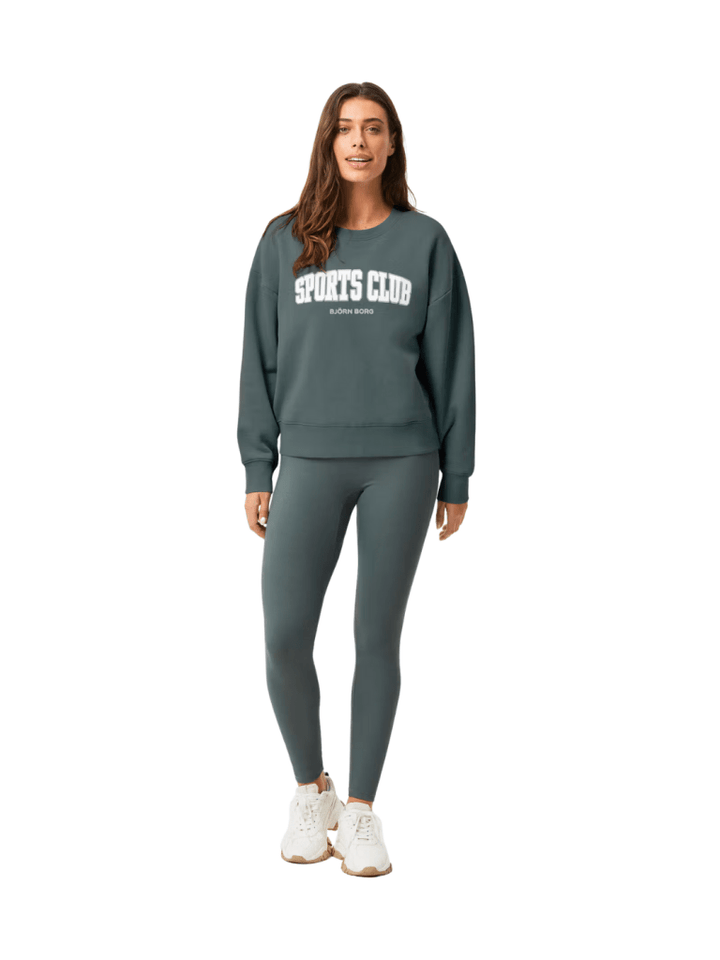 Björn Borg Petroleumsfarvet Highwaist Rib Tights XS Björn Borg