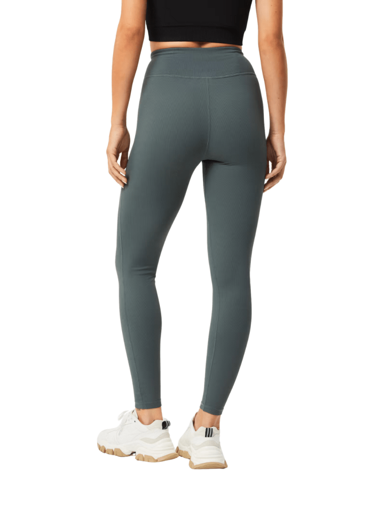 Björn Borg Petroleumsfarvet Highwaist Rib Tights XS Björn Borg