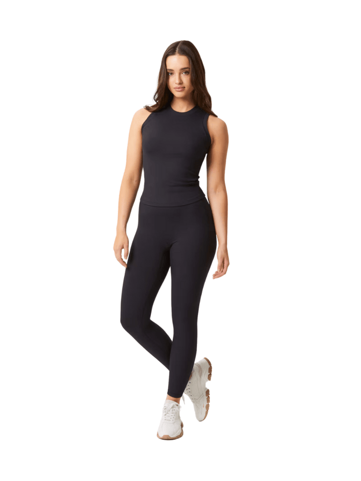 Björn Borg Sorte Highwaist Rib Tights XS Björn Borg