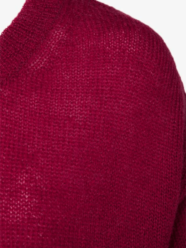 Bordeaux Månestråle Clifton Mohair Strik 0/XS Månestråle