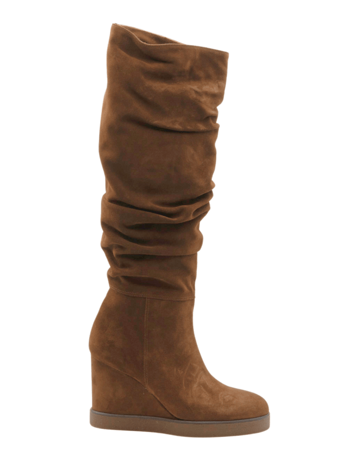 Brun Apair Leonie Støvle Med Kilehæl 35 Apair