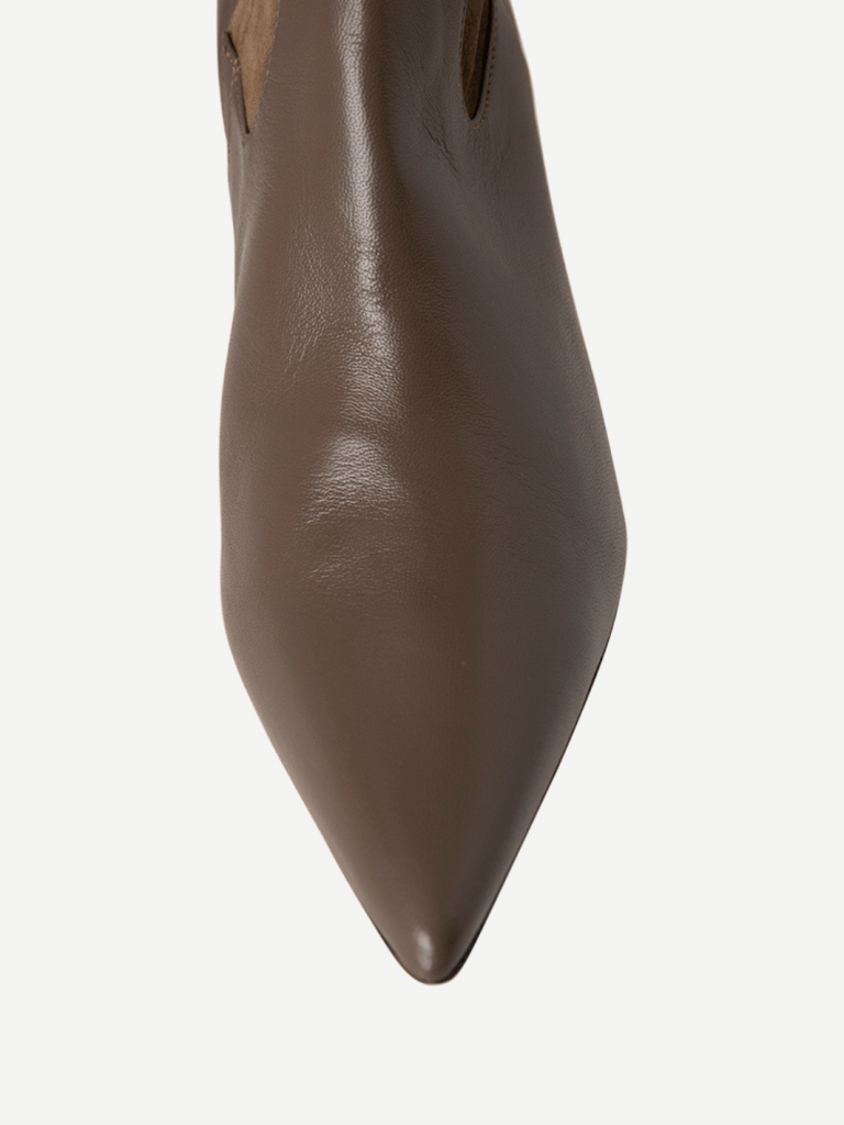 Brun Custommade Ally Støvle I Ruskind & Glat Skind 37 Custommade