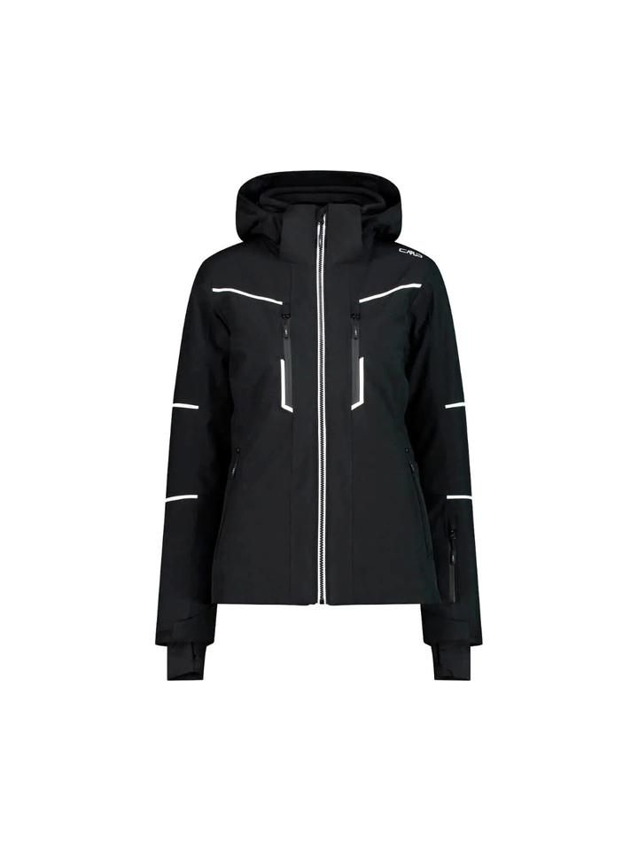 CMP Sort Zip Hood 4-Way Stretch Dame Skijakken er udviklet til dig, der ønsker maksimal bevægelsesfrihed