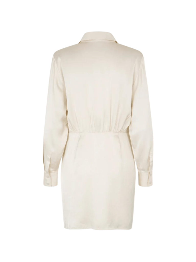 Cremefarvet Second Female Break Skjortekjole XS Second Female