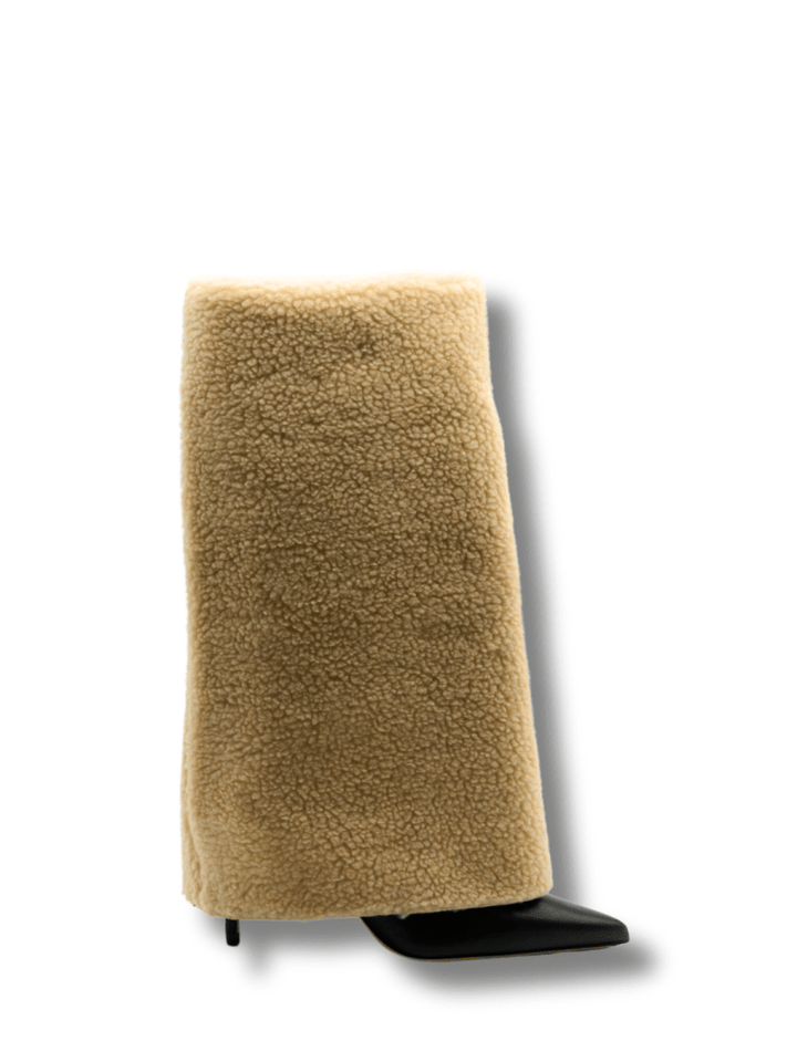 Custommade Sort Adel Shearling Støvle 39 Custommade