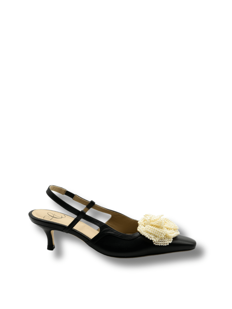 Custommade Sort Anita Slingback Stilet 39 Custommade